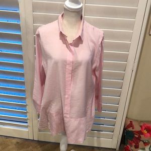 Zina of Beverly Hills soft flowing pink tunic. Zina size 4 is a 12/14.